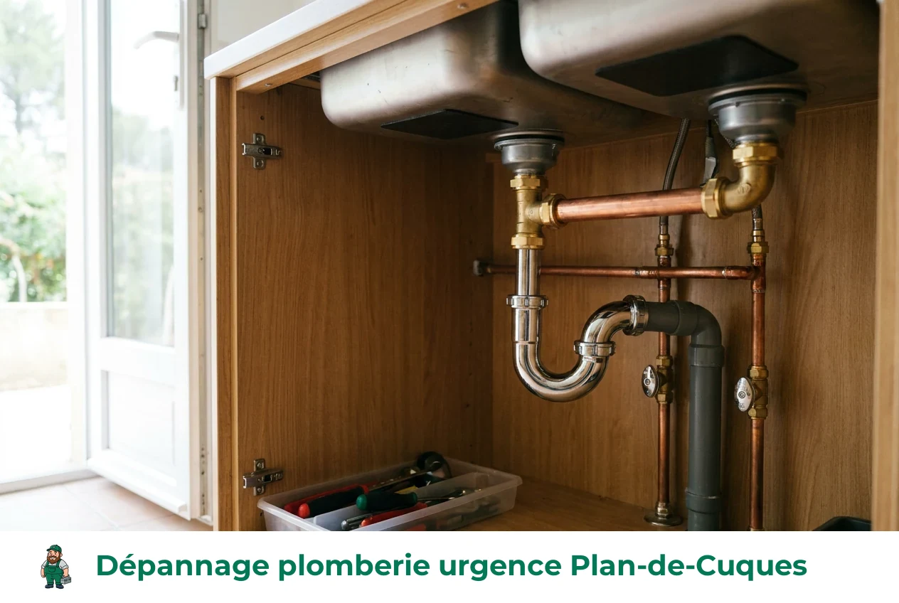 Dépannage plomberie urgence à Plan-de-Cuques