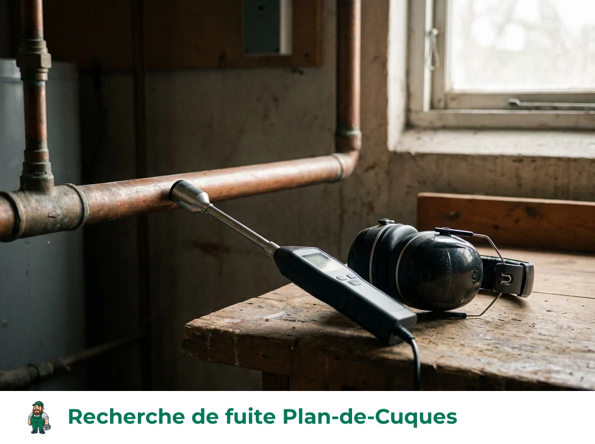 Recherche de fuite à Plan-de-Cuques