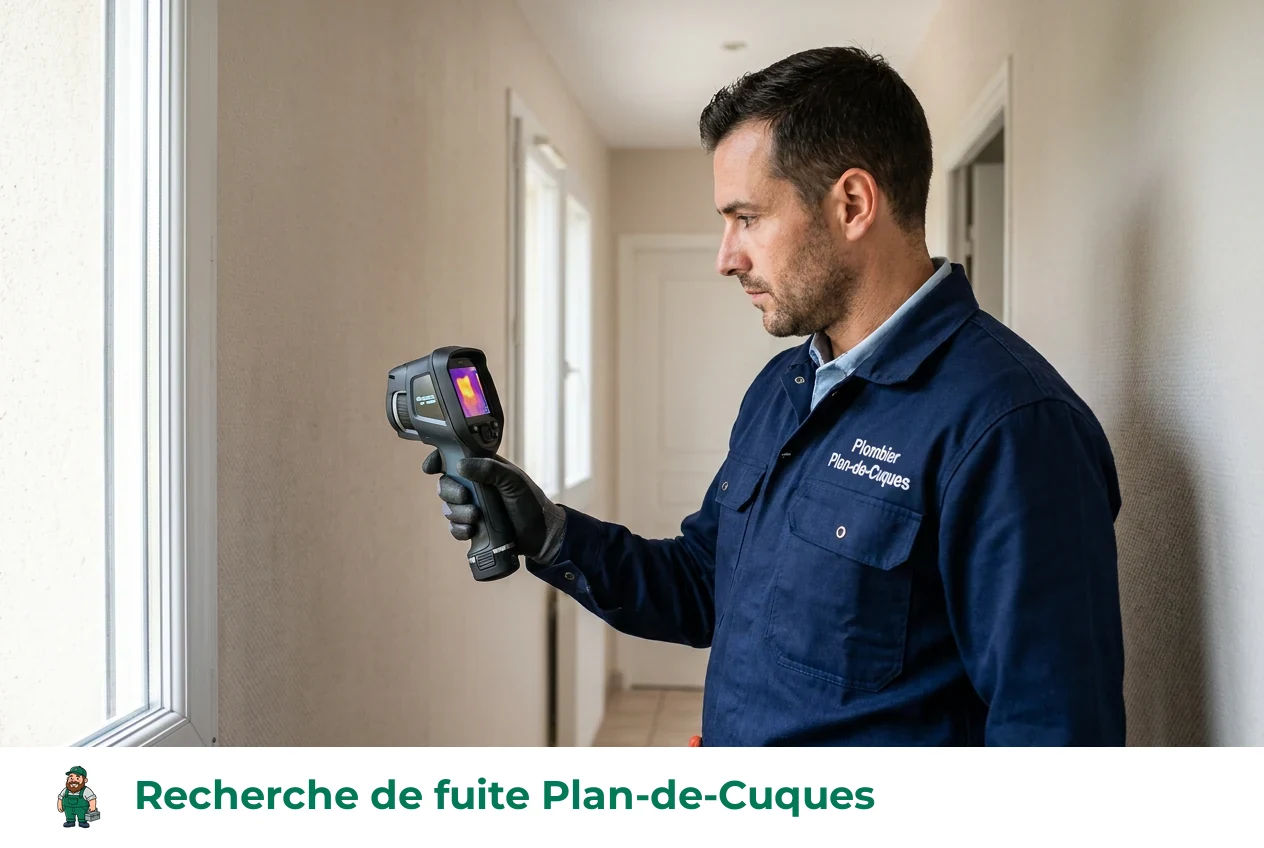 Recherche de fuite à Plan-de-Cuques