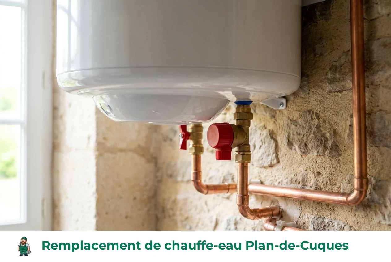 Remplacement de chauffe-eau à Plan-de-Cuques