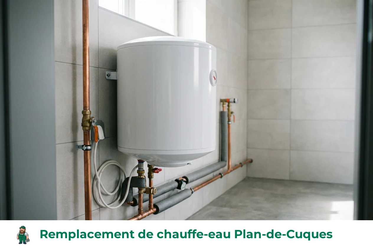 Remplacement de chauffe-eau à Plan-de-Cuques