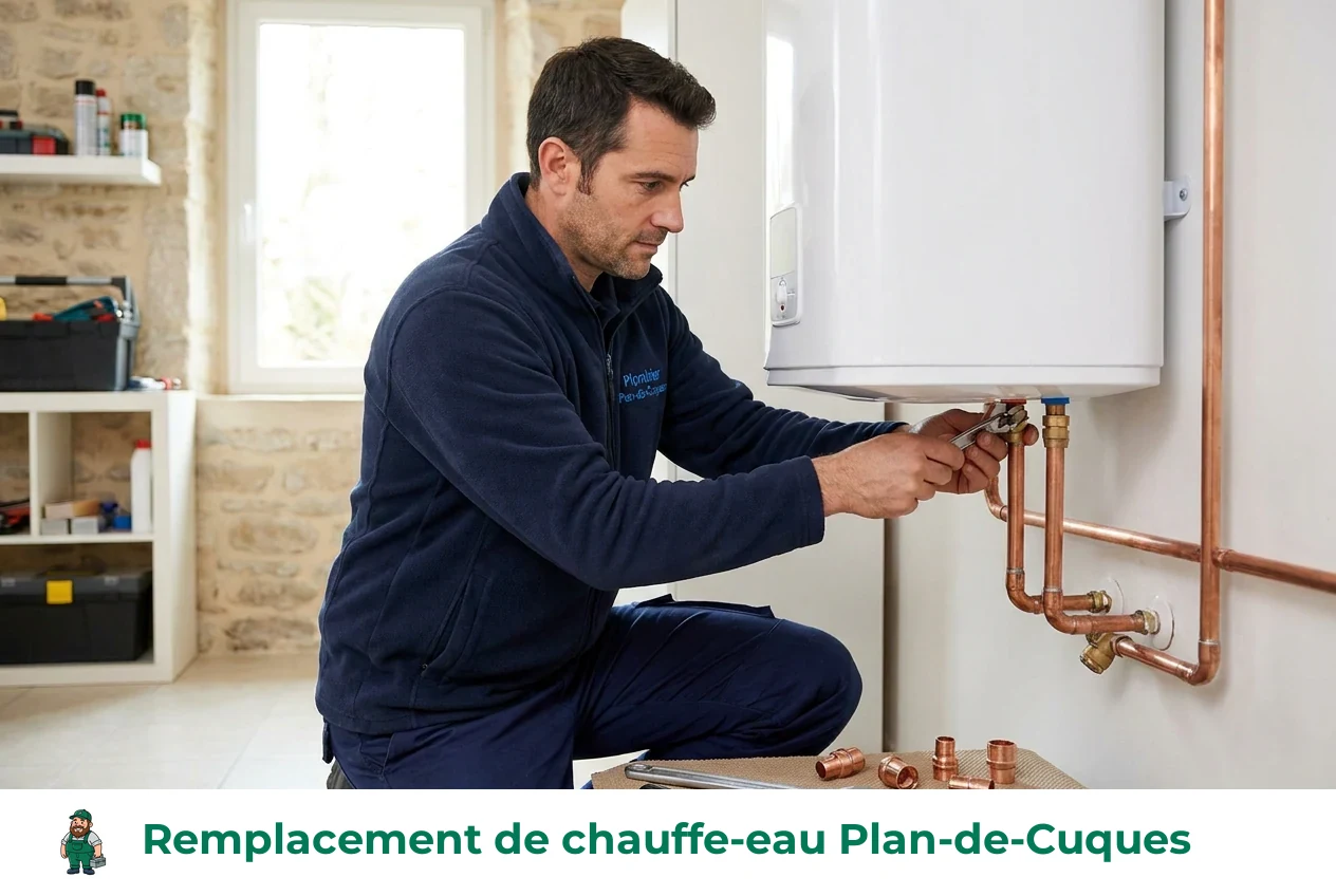 Remplacement de chauffe-eau à Plan-de-Cuques