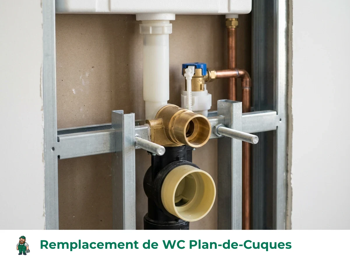 Remplacement de WC à Plan-de-Cuques
